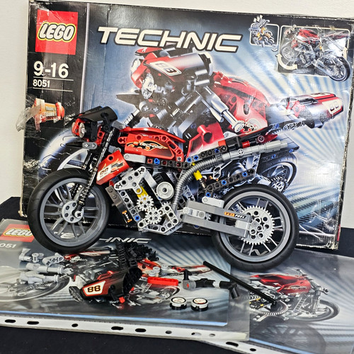 Lego technic 8051 motorbike - technic,