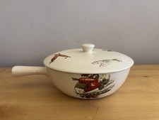 Vintage Norsk Flint Egersund Norway Vegetable Dish with lid