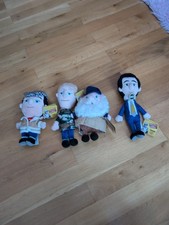 Only Fools and Horses Talking Plush Set Del Boy, Rodney, Uncle Albert & Trigger