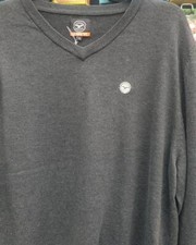 LE BREVE V NECK JUMPER