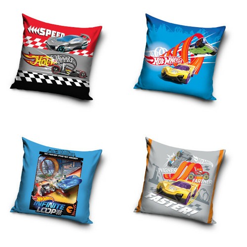 Hot wheels cushion cover - hot,