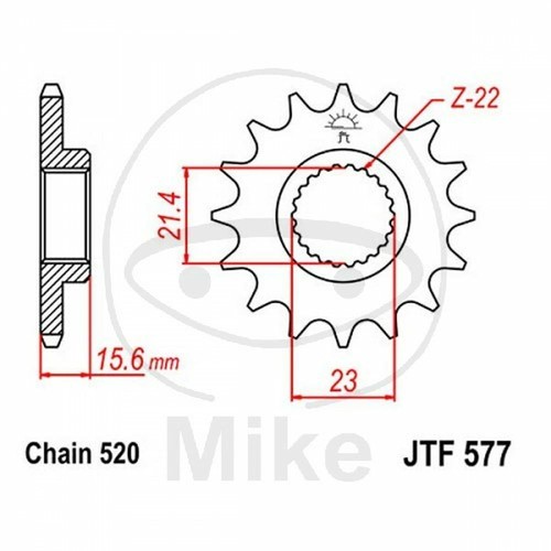 Sprocket z16 520 - z16, mz