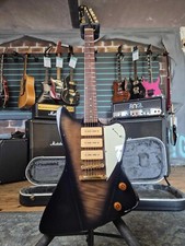 Fret-King Esprit lll Green Label Series Transparent Black Electric Guitar