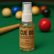 Cue Shaft Oil Spray 30ml | Conditions & Protects | Ideal for Snooker & Pool Cues