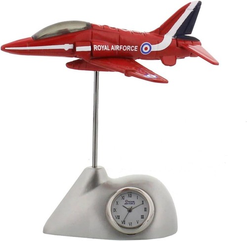 Red arrows raf miniature clock - red,
