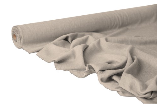 Natural linen fabric - natural,