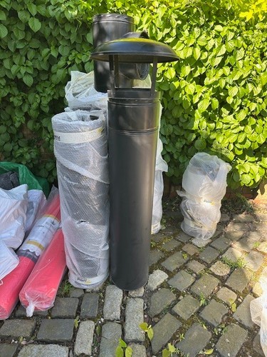 Insulated woodburner flue
