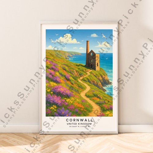 Cornwall wall poster - cornwall,