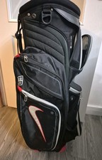 Nike Golf M9 14-Way Divider Trolley/Cart bag Black Strap And Cover