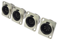 DMX XLR Panel Sockets Male 5