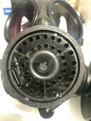 S10 gas mask front - gas, cover