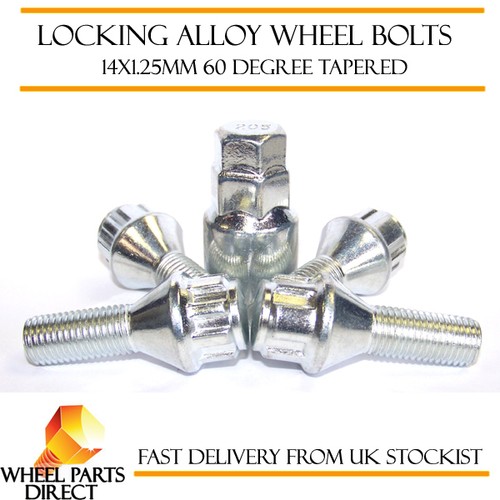 Locking wheel bolts 14x1 - bolts, 14x1.25
