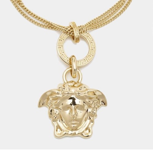 Versace medusa head gold metal - head,