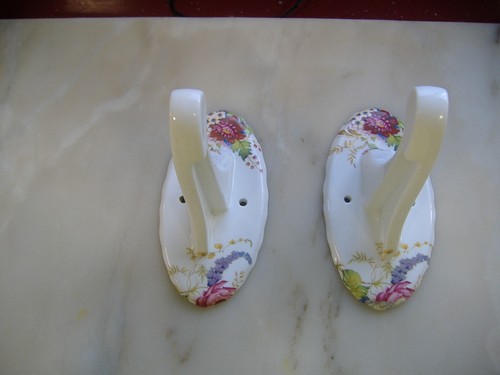Door hooks pair of - door, vtg