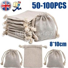 50/100 pcs Linen Sack