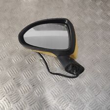 2010 VAUXHALL CORSA D PASSENGER LEFT SIDE WING MIRROR YELLOW 020873 #1