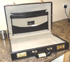 #3597  Brief Case, Combination Locks  - ext 450 x 320 x 90 mm  SURFACE MARKS