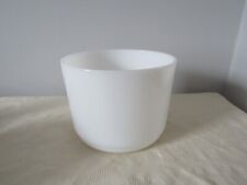 Vintage retro Kenwood White Milk Glass Mixing Bowl 23797 Anchor Hocking 18cm dia