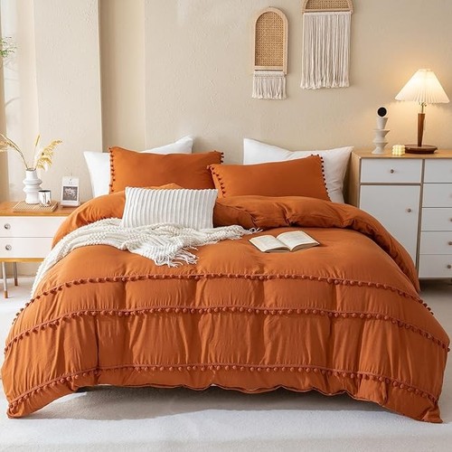 Herside burnt orange - burnt, duvet