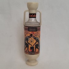 Vintage Ouzounis Amphora Miniature Mini Bar Bottle Dry Ouzo Spirit Greece EMPTY