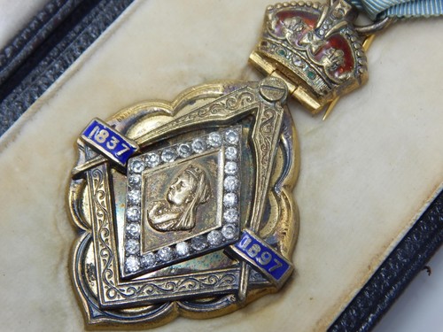 Masonic silver jewel - jewel, 1837-1897