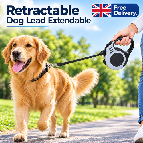 Retractable dog lead - retractable,