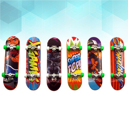 6pcs mini skateboard - 6pcs,