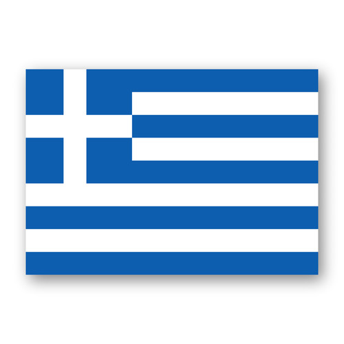 Greek flag stickers 4 - stickers, x