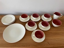 Poole Pottery tea set x6