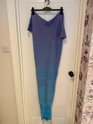 Mermaid blanket purple blue - tu,