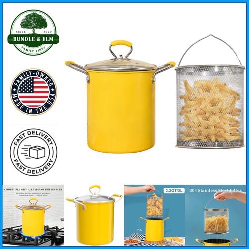 2qt stainless steel - steel, deep