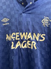 Rangers umbro 1987/1988 home