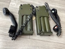field telephones x2.PTC 404 british army working with faults used