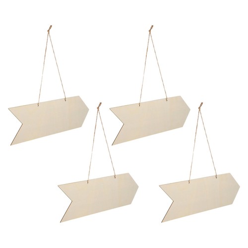 Pcs wooden hanging banner - 4,
