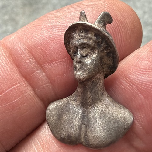 Silver roman bust off god - bust,