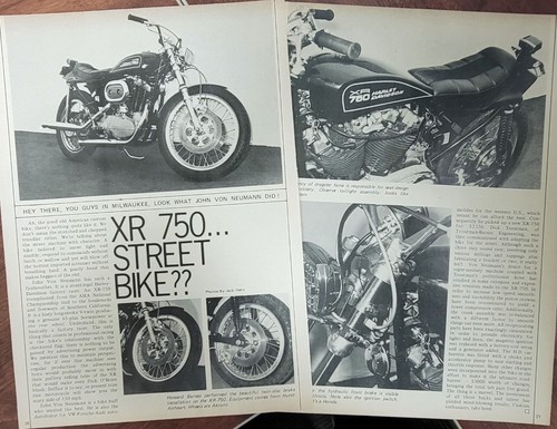 1971 harley davidson xr750 - harley, 2p