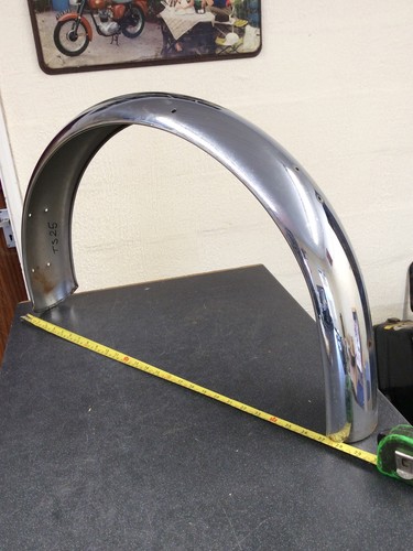 Vintage motorcycle mudguard - motorcycle,