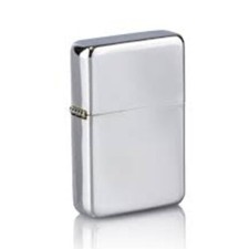 Satin Silver Petrol Lighter