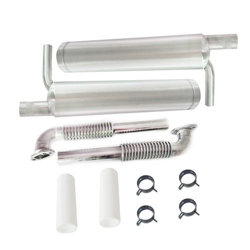 Front muffler exhaust canister - muffler,