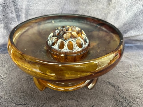 Antique large english amber - large,