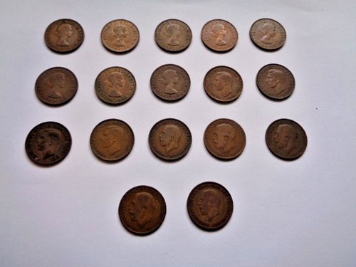Joblot british copper - joblot, half