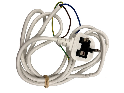 Genuine white power cable - white,