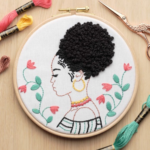 Anchor embroidery kit stitch - embroidery, kit: