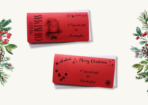 Personalised christmas scratch - personalised,