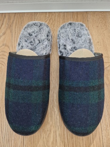 Mens fleece lined mule - mens,