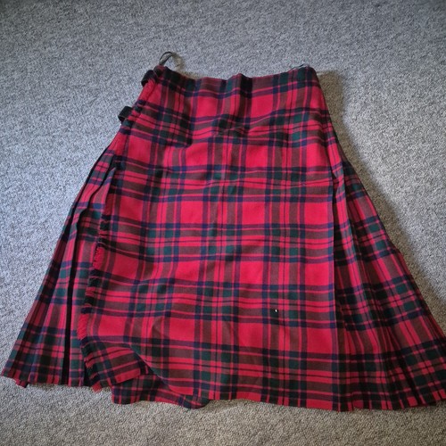 Scottish wool kilt worn - wool,