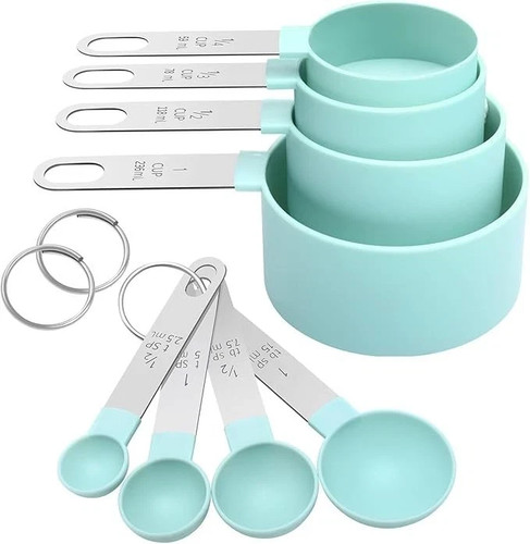 Piece measuring cups - 8-piece, &