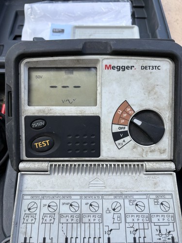 Megger det3tc earth tester - earth,