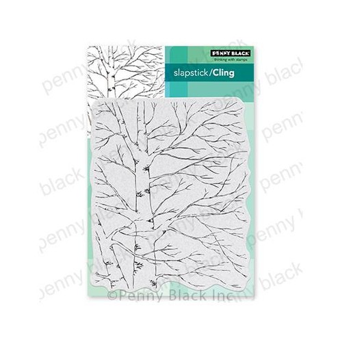 Penny black cling rubber - penny,