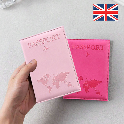 Leather passport cover - passport,